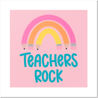 teachers rock Posters and Art